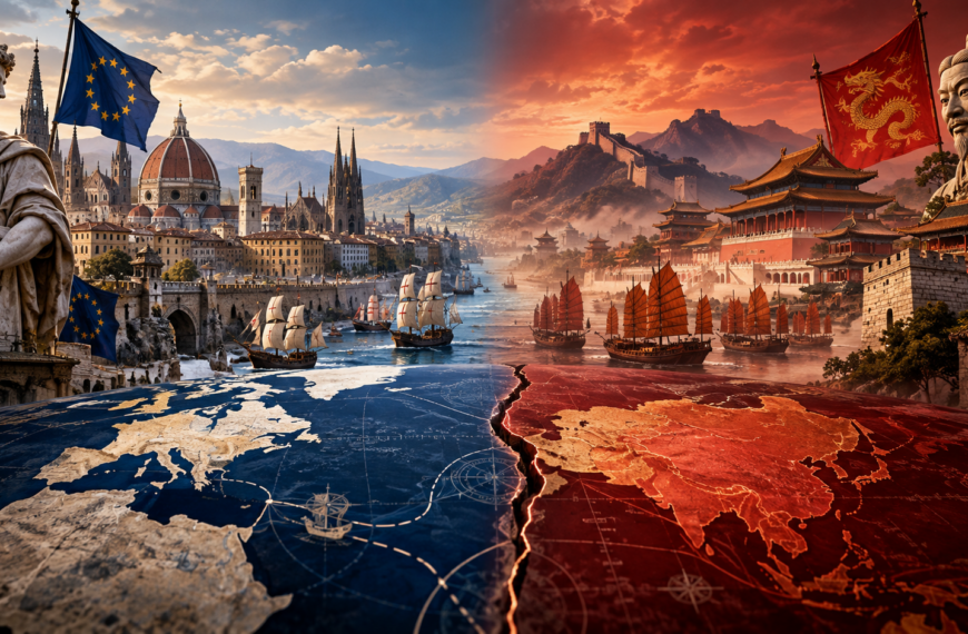 Come iniziò la “Grande Divergenza” tra Europa e Cina